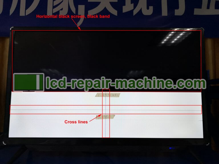 LCD LED TV Faults which can be repaired by bonding machine LCD TV Repair Machine