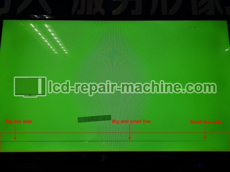 LCD LED TV Faults which can be repaired by bonding machine LCD TV