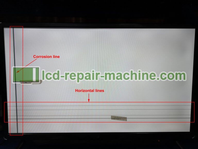LCD LED TV Faults which can be repaired by bonding machine LCD TV