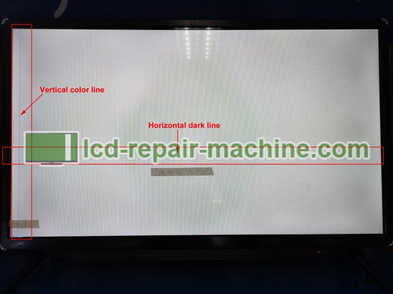 LCD LED TV Faults which can be repaired by bonding machine LCD TV